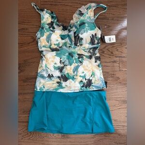 Jantzen Teal Two-Piece Set